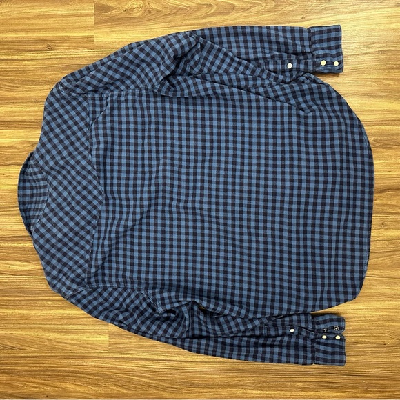 Lucky Brand Blue Checkered Flannel - Picture 2 of 5